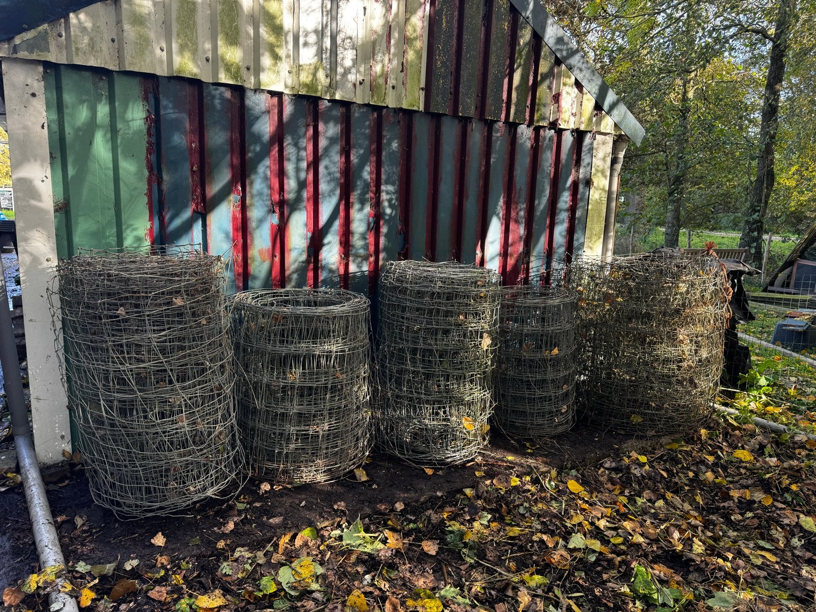 Schapengaas gaashekwerk rollen, Ophalen, Gebruikt, IJzer, Gaashekwerk
