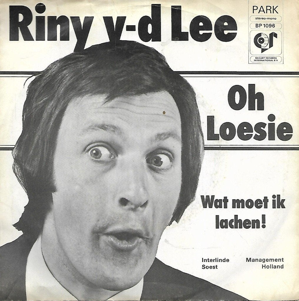 Riny vd Lee - Oh Loesie, Verzenden, Zo goed als nieuw, 7 inch, Nederlandstalig