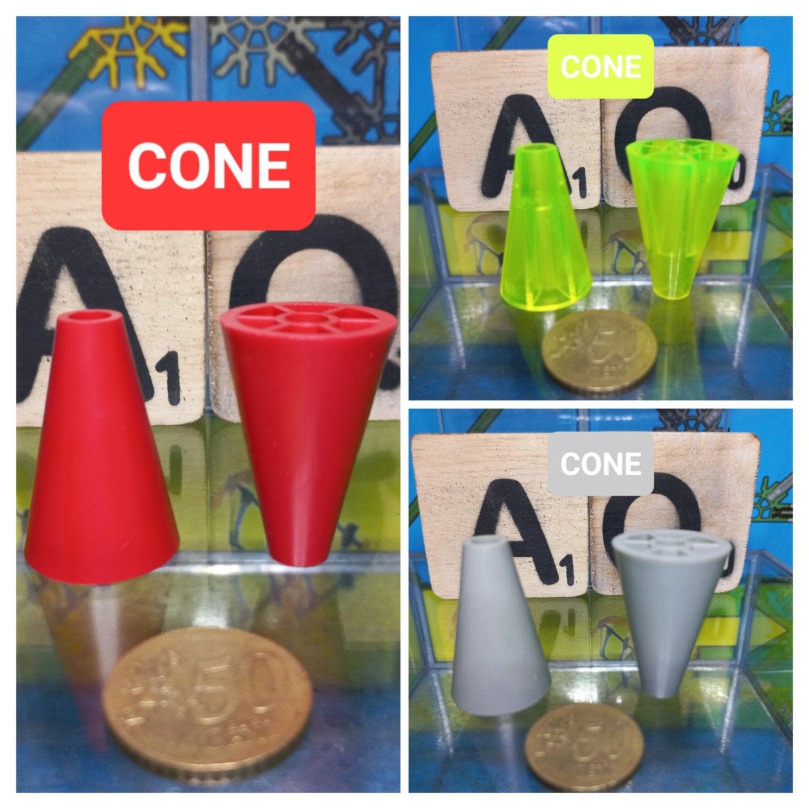 k'nex - Kegel - Cones in verschillende kleuren, Gebruikt, K'nex Industries, K'nex, Info@knex.com