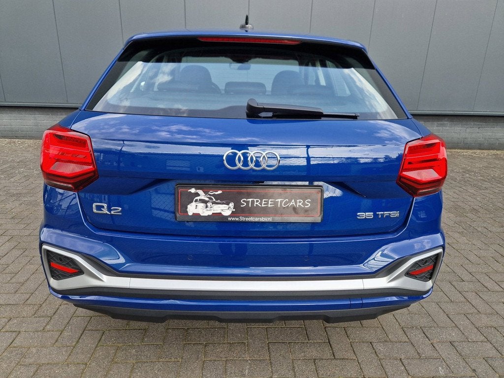 Audi Q2 35 TFSI 150PK S-line /Virtual /ACC /1e Eigenaar, 12 maanden, Stof, 4 cilinders, Blauw