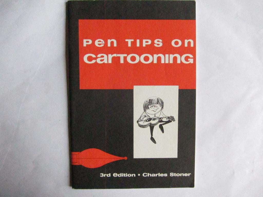 Strip tekenen: Pen Tips on Cartooning - Charles Stoner, Ophalen of Verzenden, Zo goed als nieuw, Boek of Gids