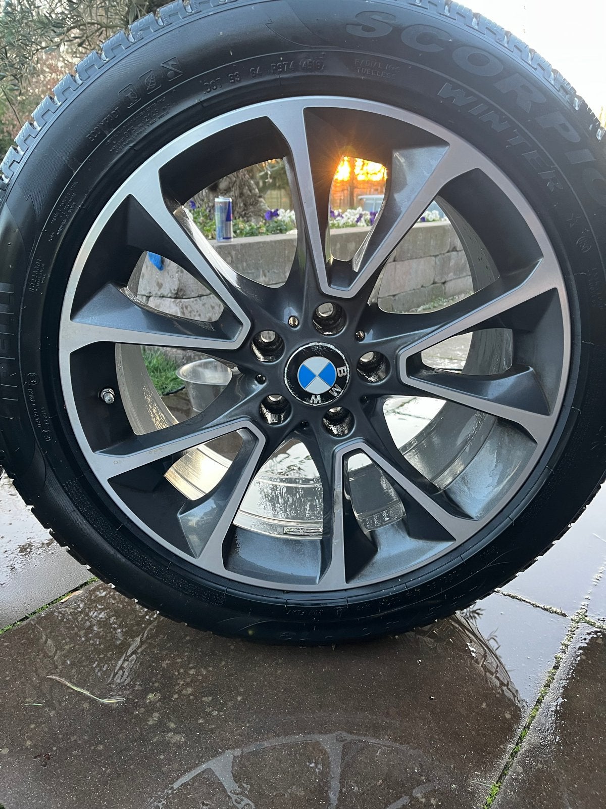 Originele BMW X5 19 inch velgenset + Pirelli bande255/50 R19, 255 mm, Velg(en), Zomerbanden, Ophalen