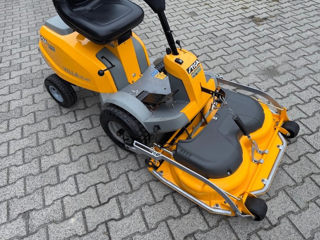 stiga villa 16 hst met 95 cm mulch maaidek, Ophalen, Gebruikt, Stiga, Elektrische starter