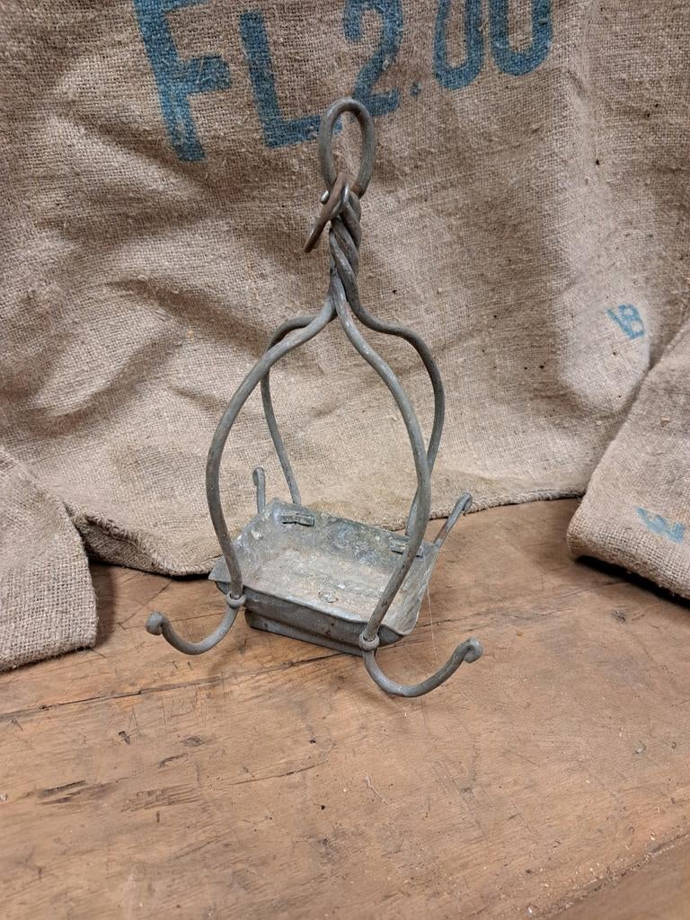 Oud Mijnwerkersbakje Mijnen Nr.2 - Vintage Industrieel, Antiek en Kunst, Curiosa en Brocante, Ophalen of Verzenden