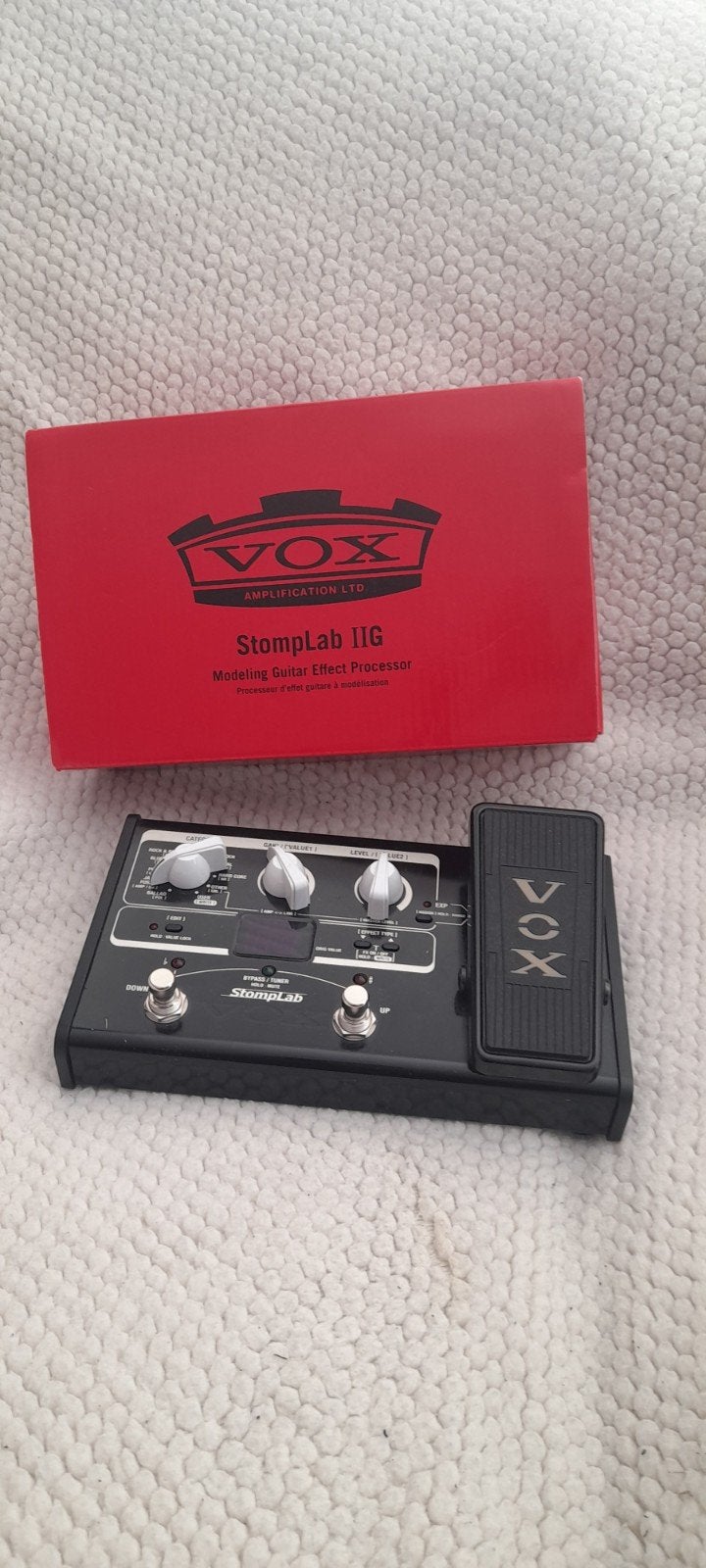 Vox stomplab 2 G, Ophalen, Zo goed als nieuw, Solid body, Overige merken
