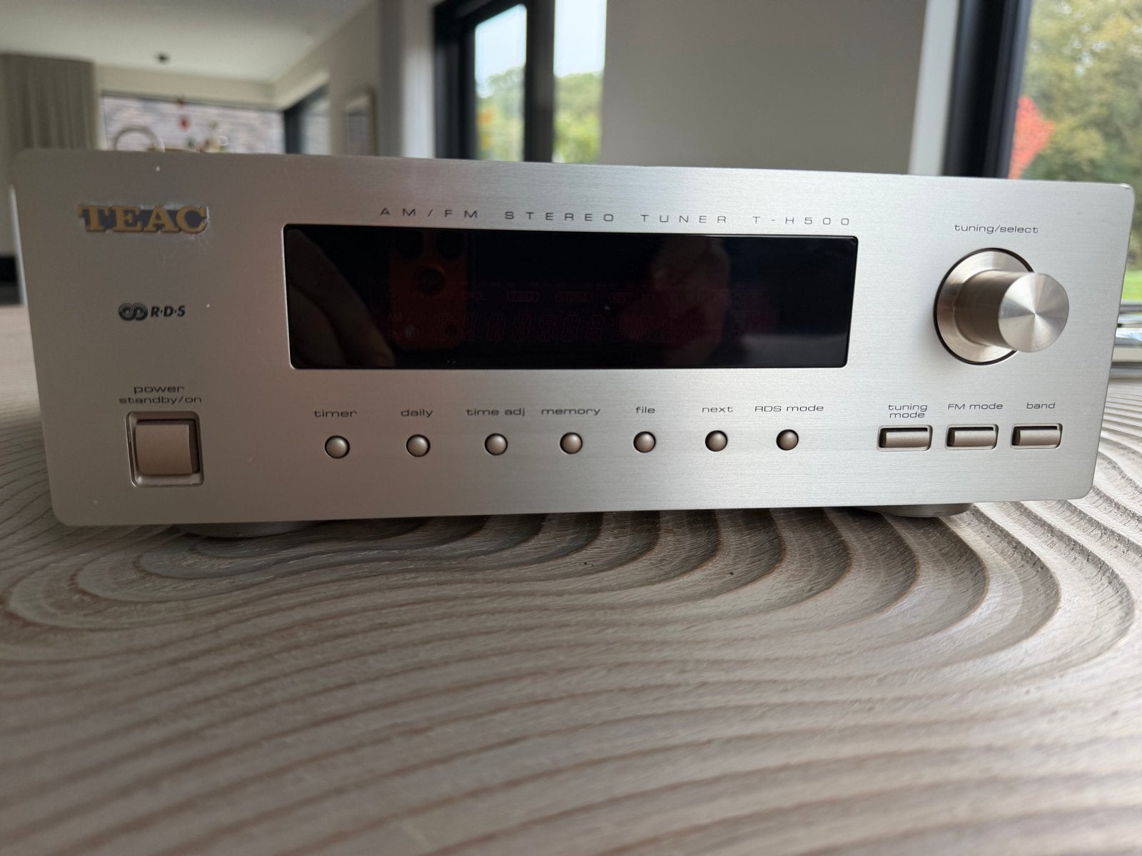 TEAC T-H500 AM/FM Stereo Tuner - Zilver, Ophalen, Gebruikt