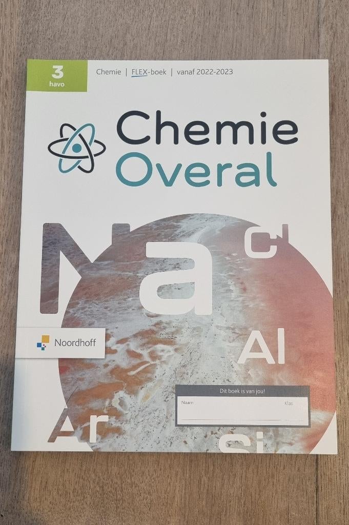 Chemie overal, flexboek havo 3, Ophalen of Verzenden, Nieuw, HAVO, Scheikunde