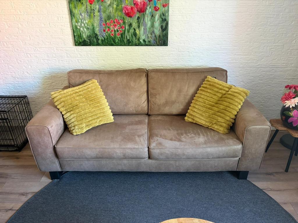 Comfortabele 2,5-zits bank - Zo goed als nieuw, Huis en Inrichting, Banken | Bankstellen, Ophalen, 150 tot 200 cm, Driepersoons
