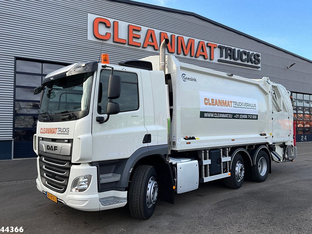 DAF FAG CF 300 Geesink 20m³ (bj 2023), Automaat, Parkeercamera, Euro 6, Wit