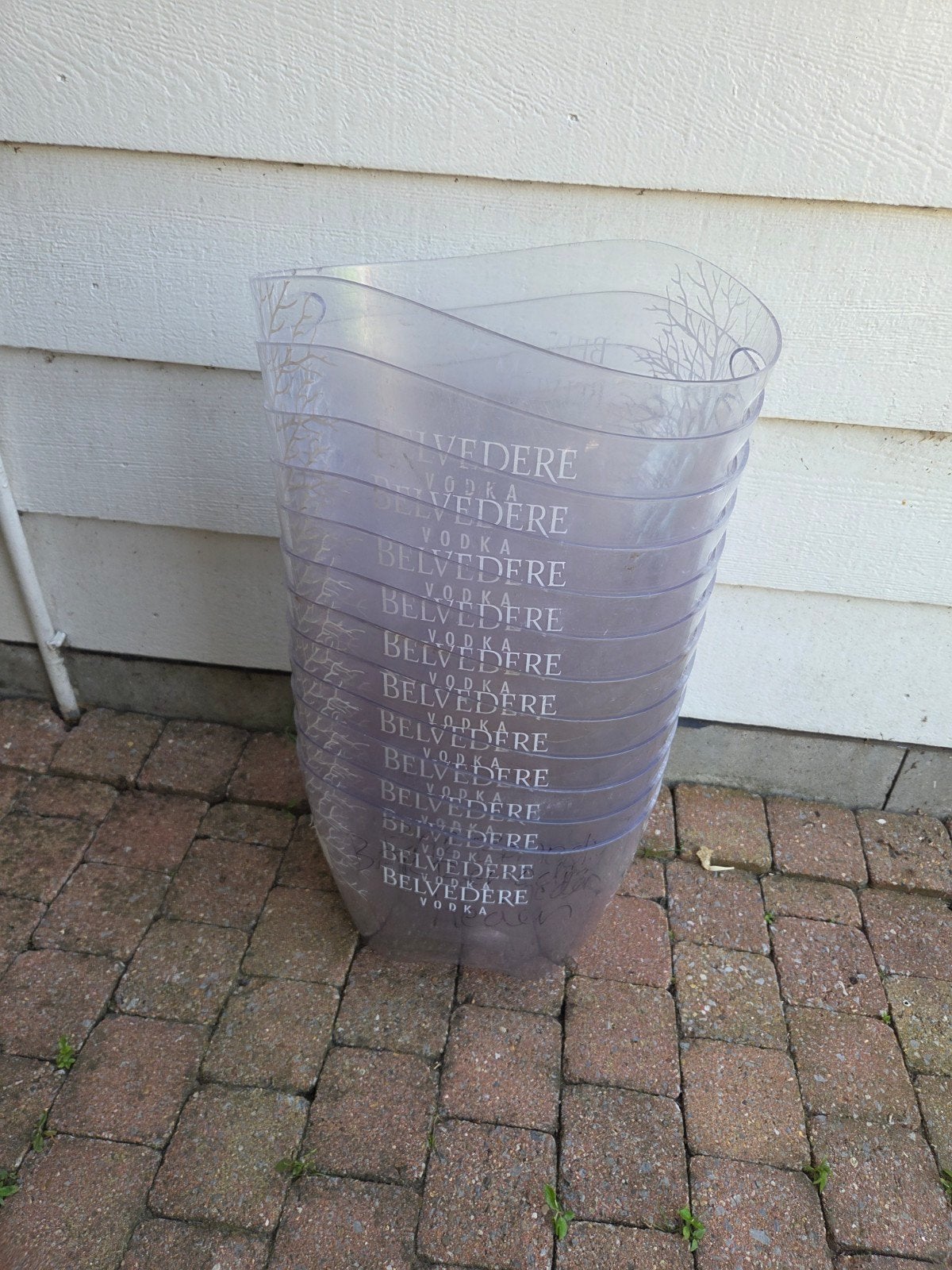 Belvedere Vodka koelers 12 stuks  gebruikt, Ophalen of Verzenden