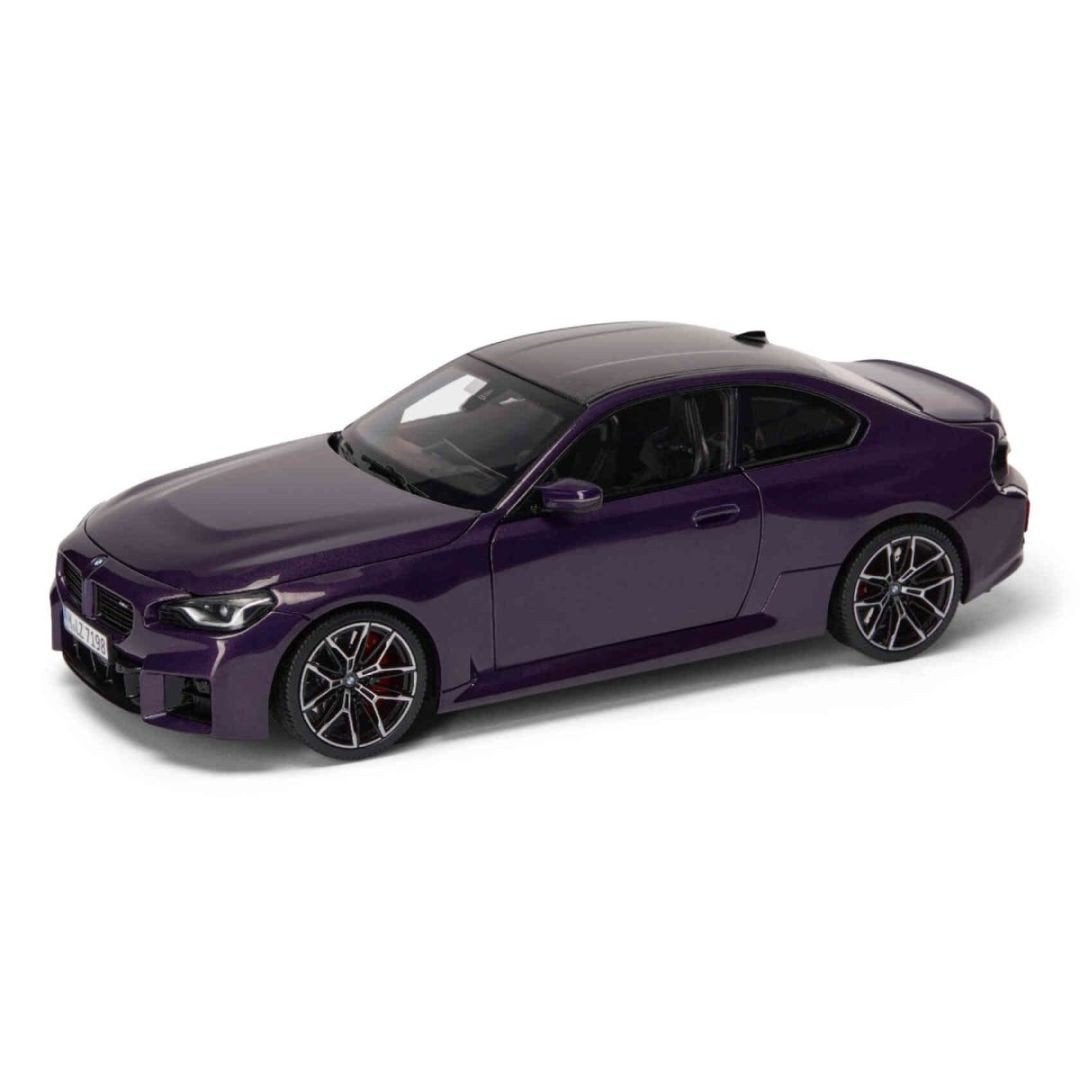 Minichamps BMW M2 G87 Twilight Purple dealer editie nieuw, Ophalen of Verzenden, Nieuw, Auto, MiniChamps