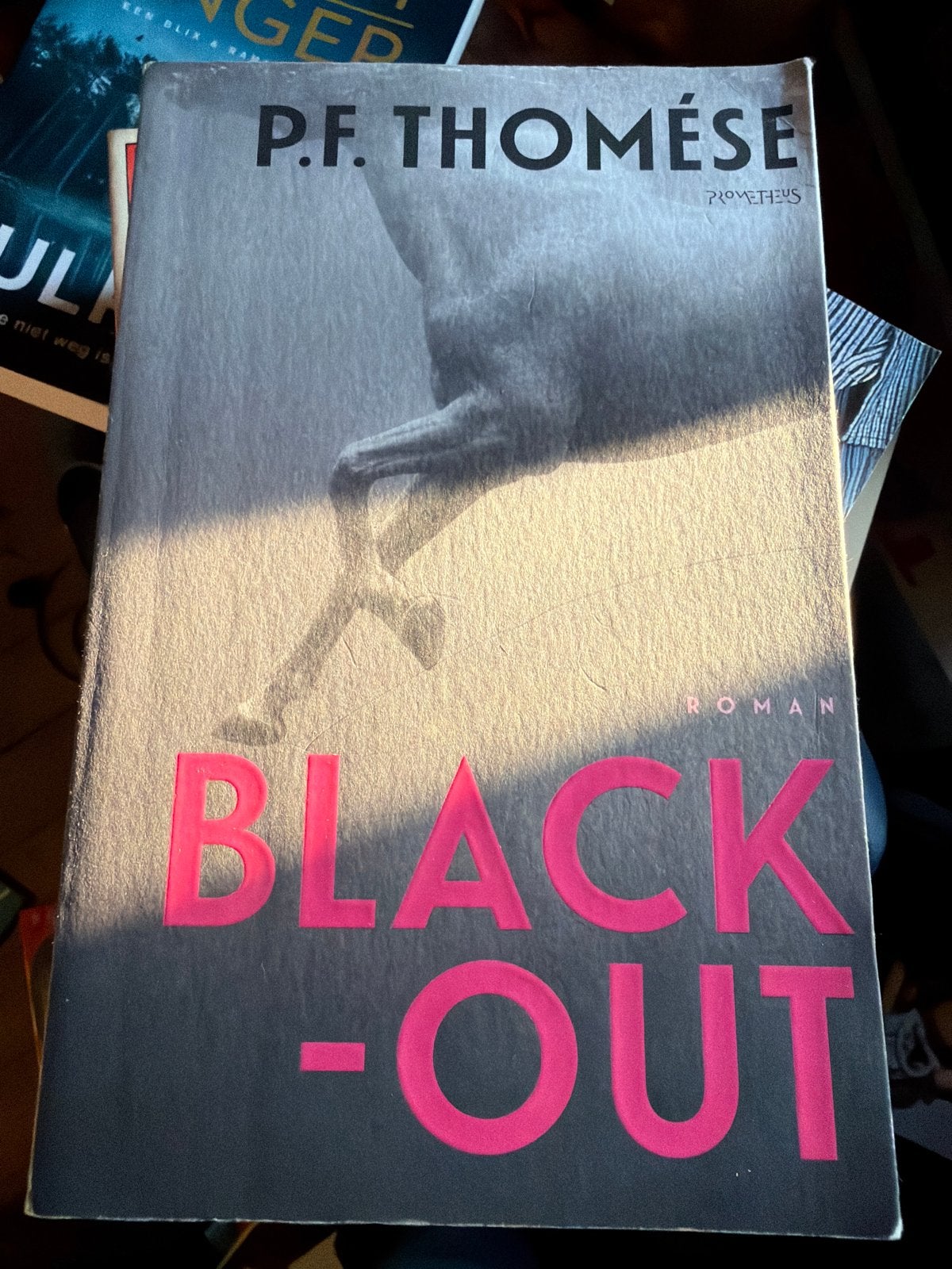 Z8.  P.F. Thomése - Black-out, Ophalen of Verzenden, Zo goed als nieuw, P.F. Thomése