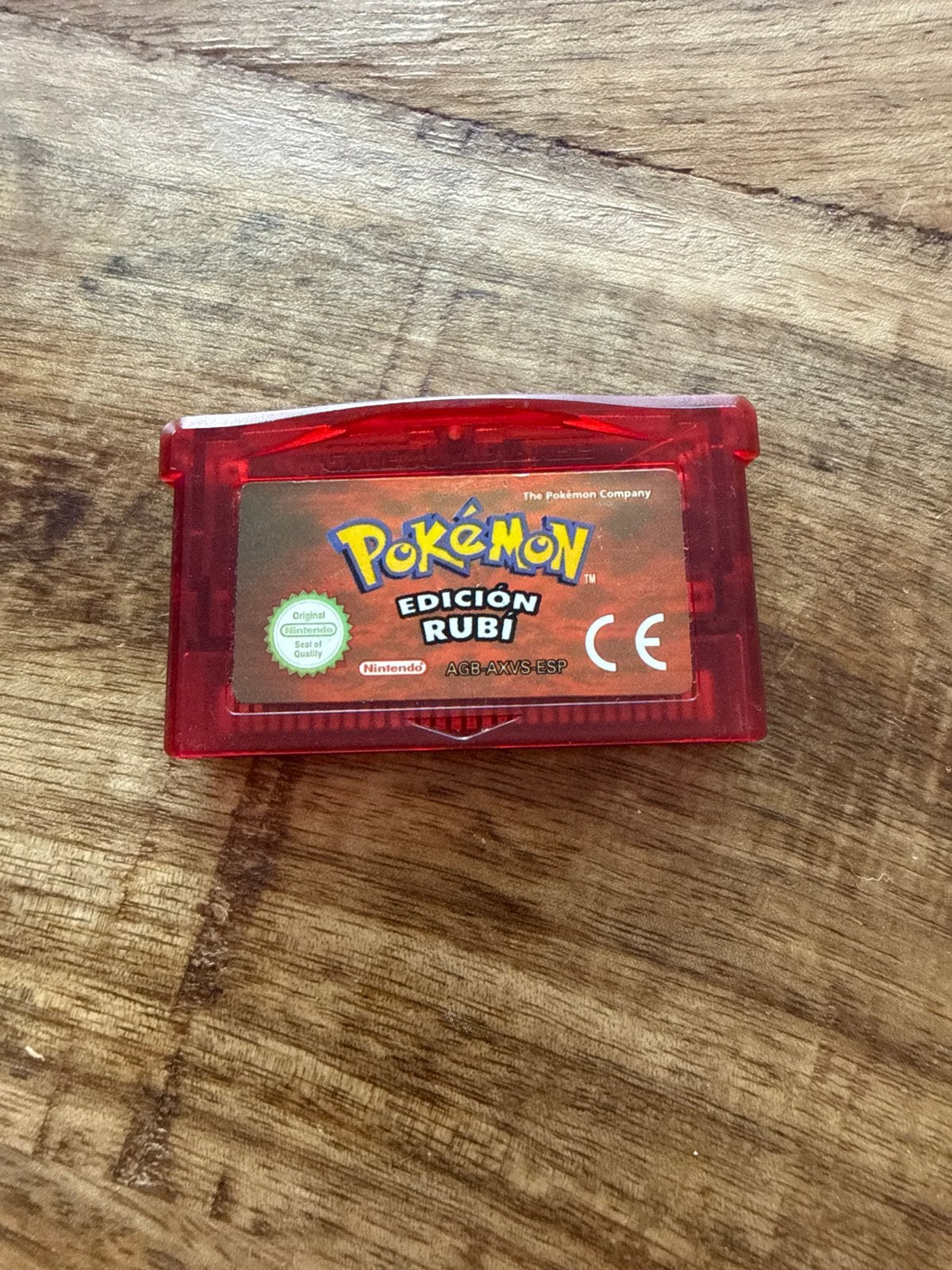 Pokémon Edición Rubí - Game Boy Advance (GBA), Gebruikt, 1 speler, Ophalen of Verzenden, Role Playing Game (Rpg)