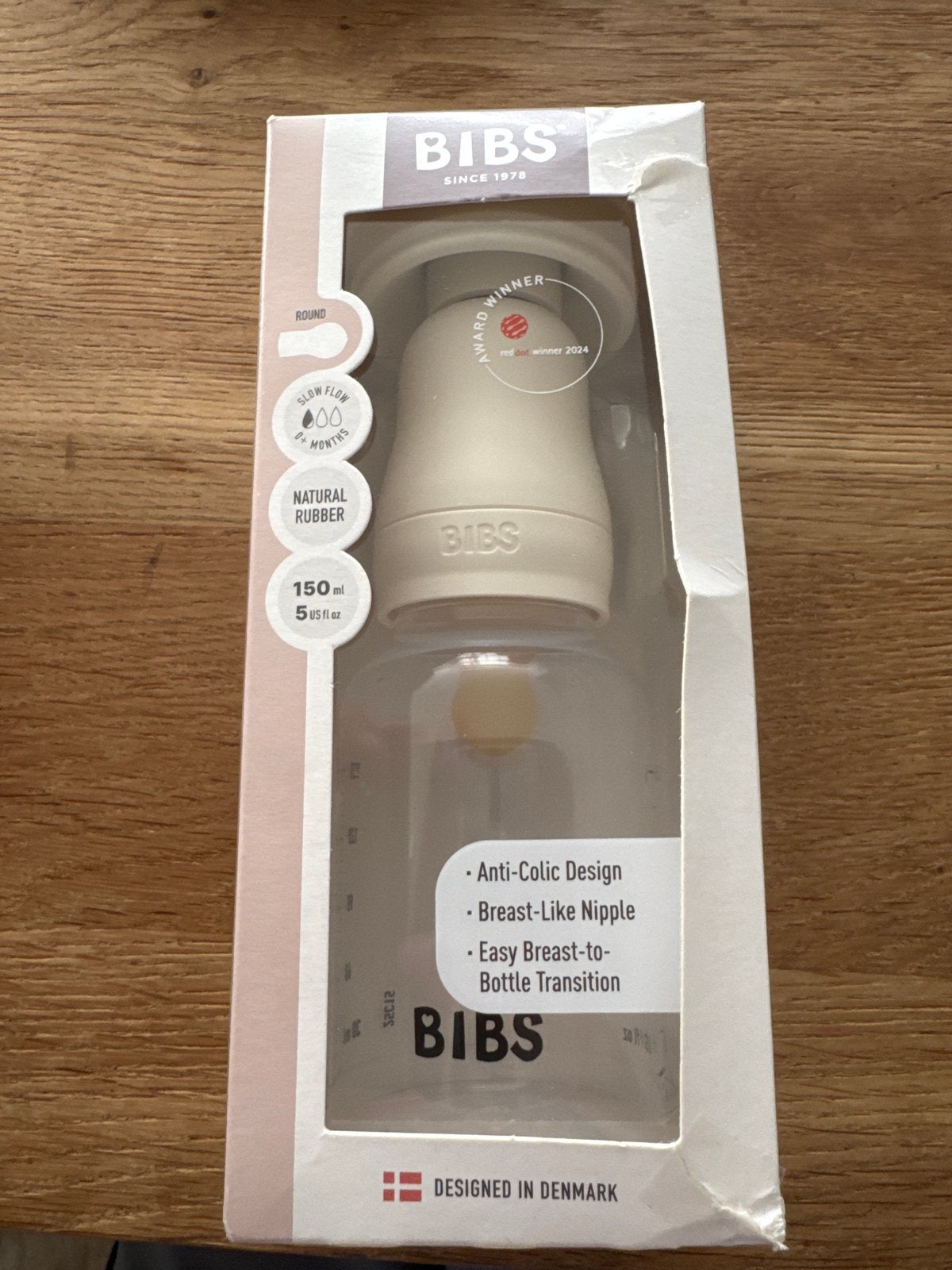 BIBS Babyfles 150ml - Nieuw in doos, Kinderen en Baby's, Ophalen of Verzenden, Nieuw, Babyfles