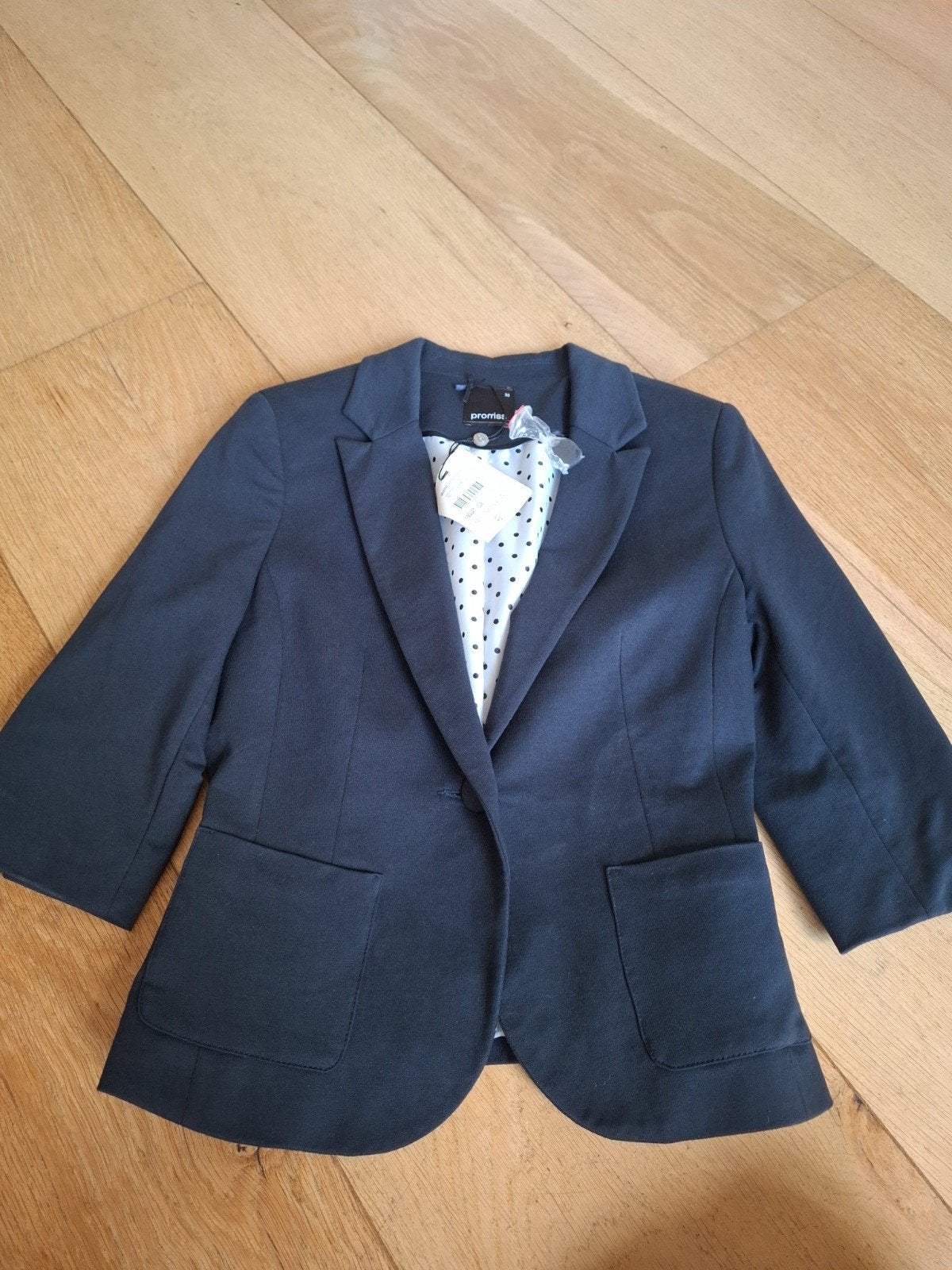 Promiss Jasje Inktblauw Maat 36 Nieuw met kaartje, Promiss, Blauw, Nieuw, Ophalen of Verzenden