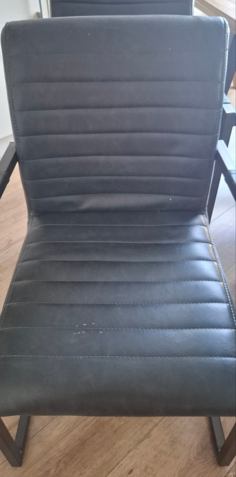 Eetkamerstoelen, Ophalen, Gebruikt, Grijs, Vier