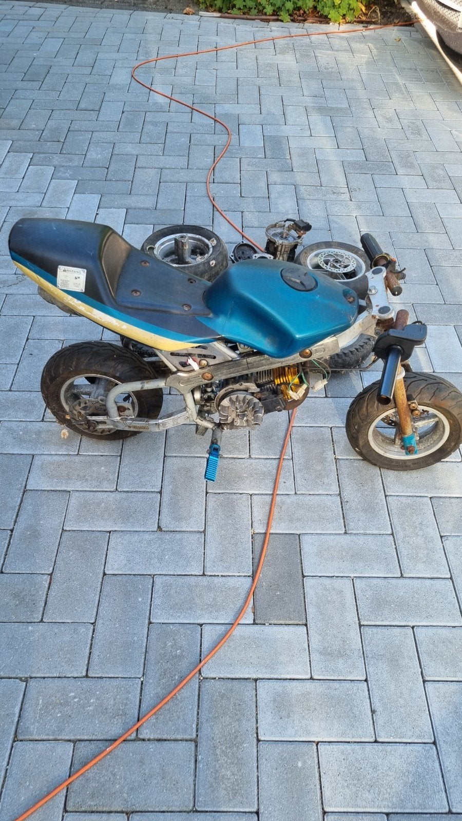 onderdelen minibike., Fietsen en Brommers, Ophalen, Gebruikt, Overige typen