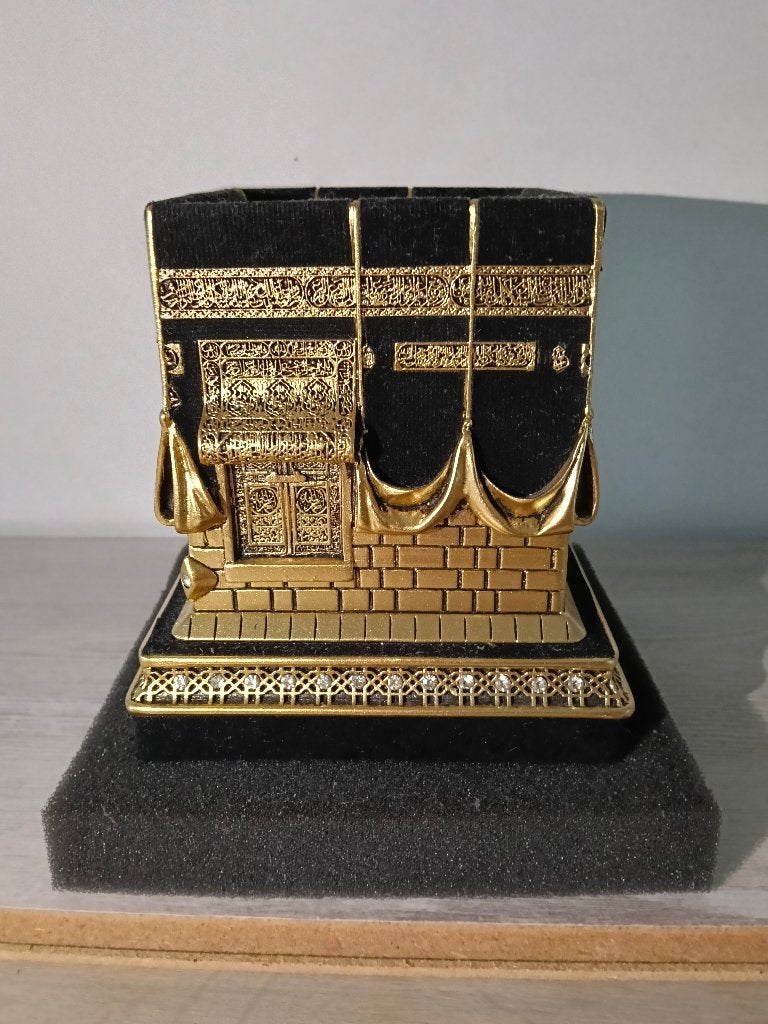 Mekka kaaba, Antiek en Kunst, Verzenden, Zwart, Beeld, Hout
