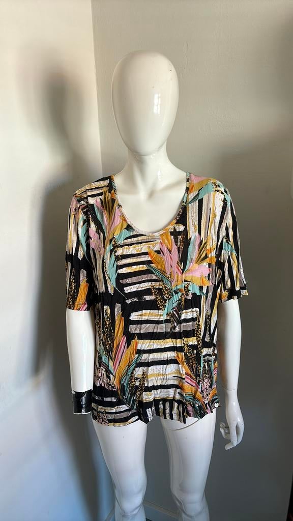 Gollehaug shirt maat L, Ophalen of Verzenden, Zo goed als nieuw, Maat 38/40 (M), Korte mouw