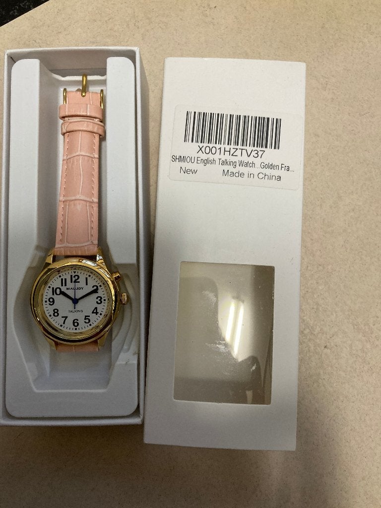 Engels Sprekend Horloge voor Slechtzienden, Ophalen of Verzenden, Zo goed als nieuw, Overige materialen, Overige merken