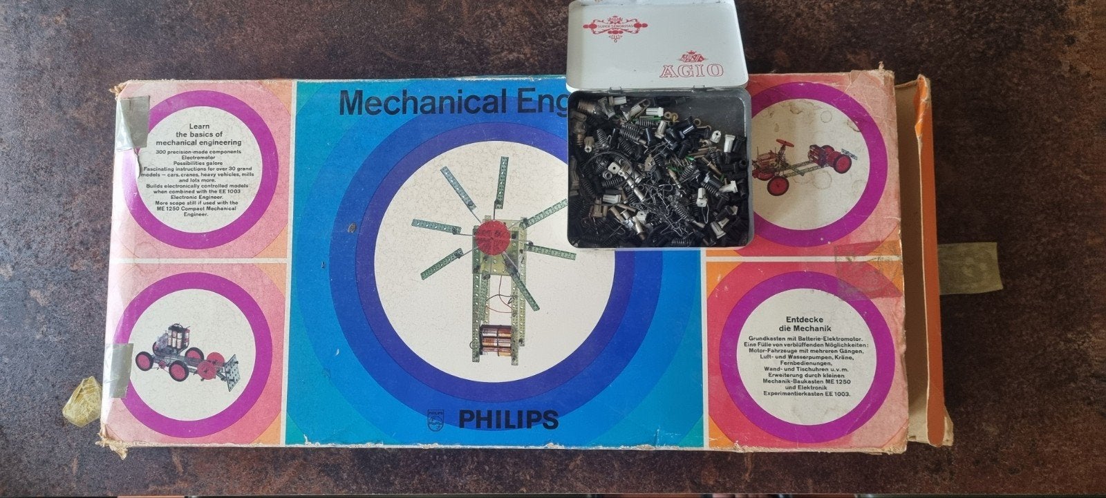 Philips Mechanical Engineer doos ME 1201, Ophalen of Verzenden, Gebruikt