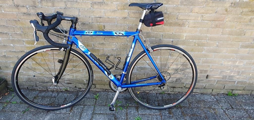 Blauwe racefiets - Sirocco Energy, Fietsen en Brommers, 28 inch, Gebruikt, Heren, Aluminium