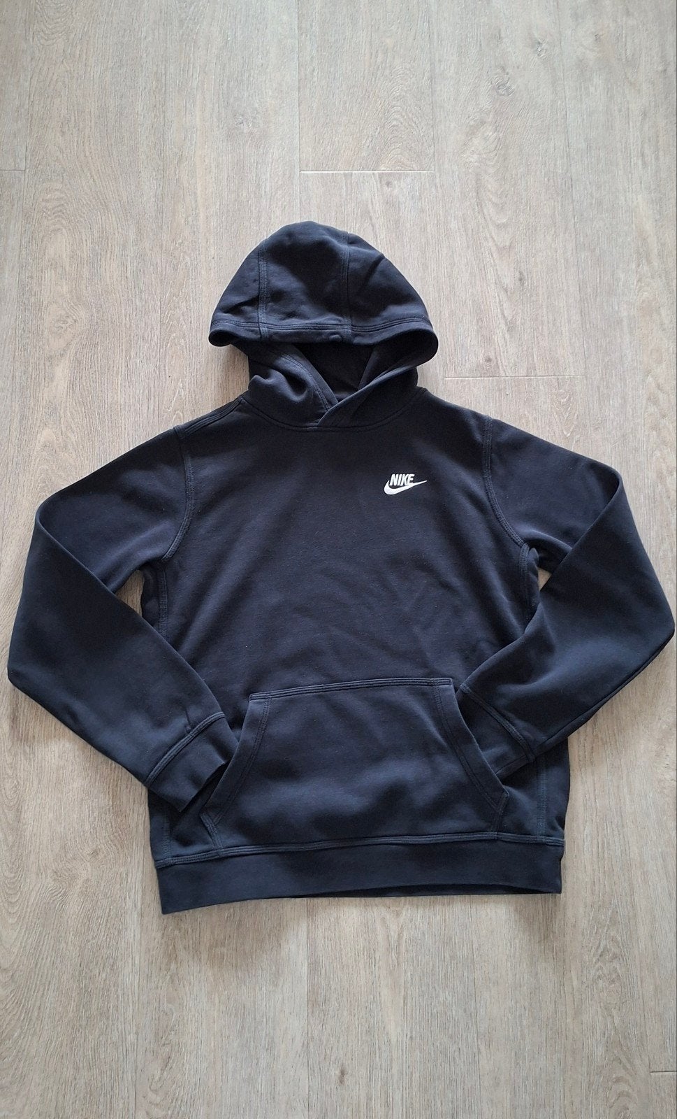 Nike hoodie zwart maat 158-170cm (XL), Jongen of Meisje, Trui of Vest, Ophalen of Verzenden, Zo goed als nieuw