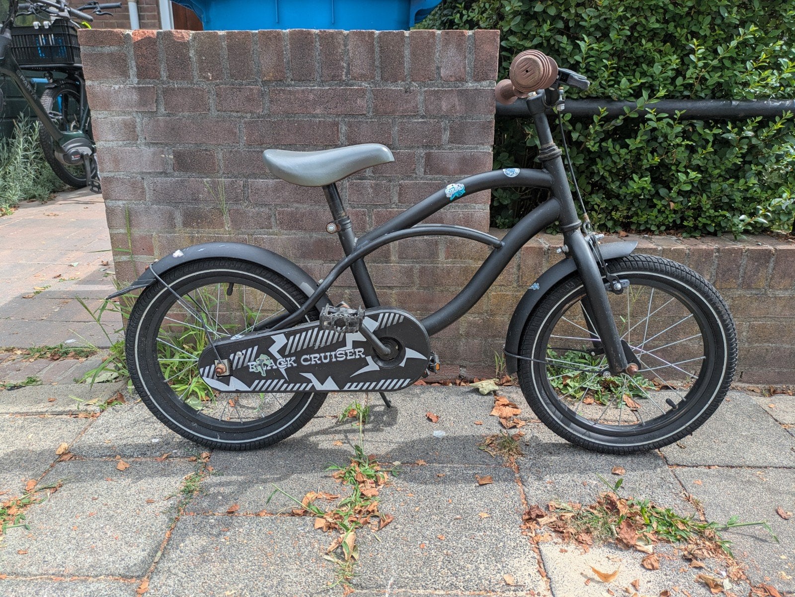 Volare Black Cruiser 16 inch kinderfiets, Ophalen, Velgrem, Volare Black Cruiser, 16 tot 20 inch