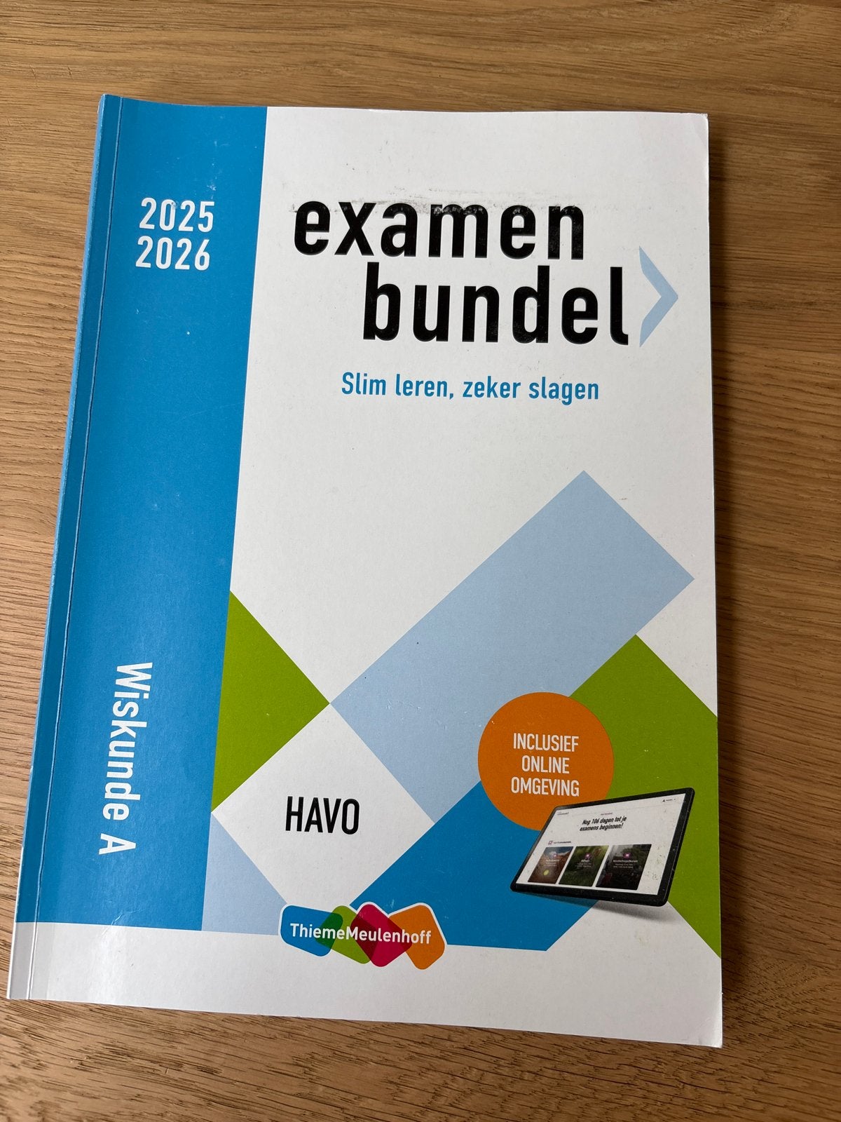 Examenbundel Wiskunde A HAVO 2025-2026, Boeken, Ophalen of Verzenden, Beta, Zo goed als nieuw