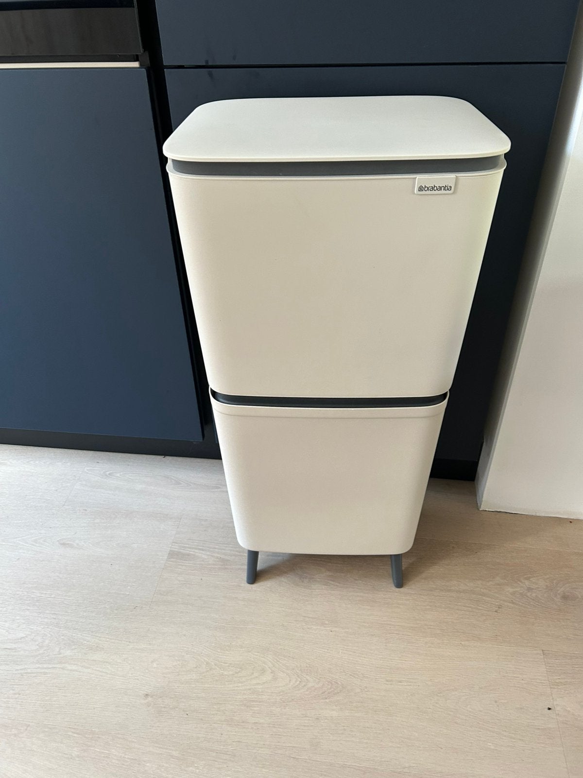 Brabantia 2- vaks pedaalemmer, Ophalen, Zo goed als nieuw