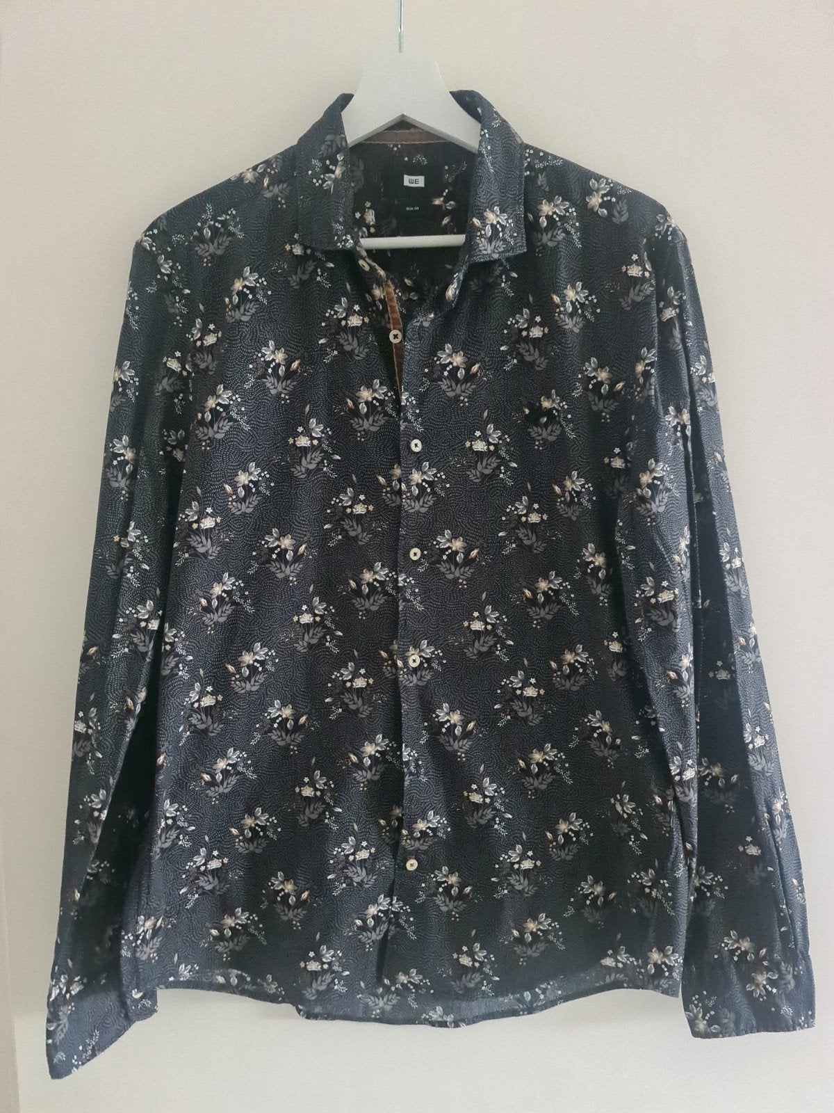 Heren blouse.  Van WE. Maat M., Kleding | Dames, Ophalen of Verzenden, Zo goed als nieuw, Maat 38/40 (M), Groen