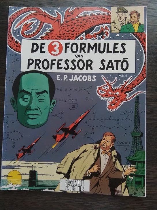 blake en Mortimer. De 3 formules van professor Sato deel 1, Jacobs, Eén stripboek, Ophalen of Verzenden, Zo goed als nieuw