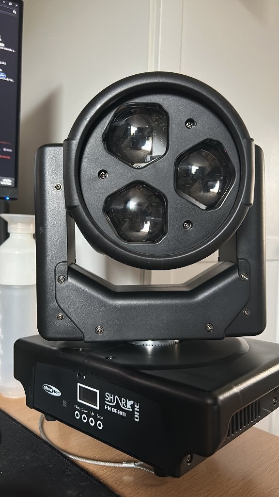 12x Showtec Shark FX one incl kisten, Ophalen, Zo goed als nieuw, Licht, Geluidgestuurd