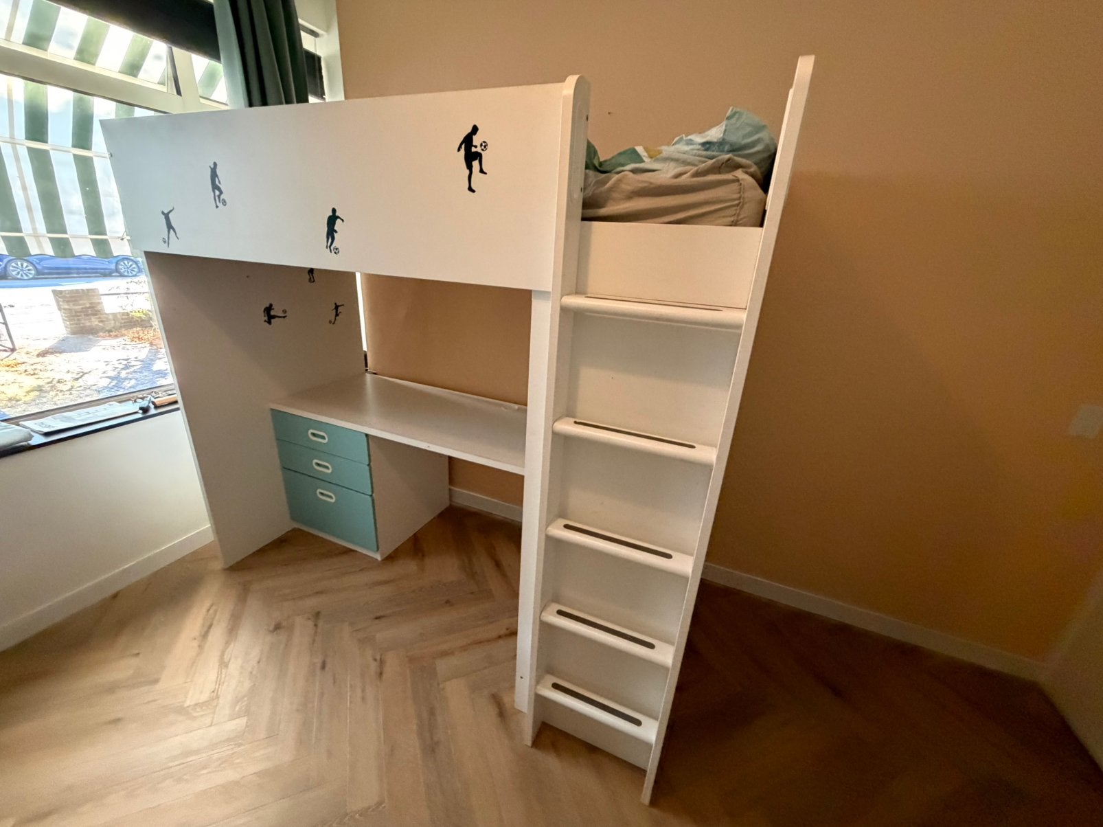 Smastad ikea Hoogslaper met kast, Ophalen, Gebruikt, Hoogslaper