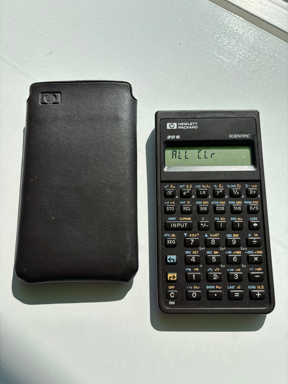 Vintage HP 20S Scientific Calculator – Met Hoes, Diversen, Verzenden, Zo goed als nieuw