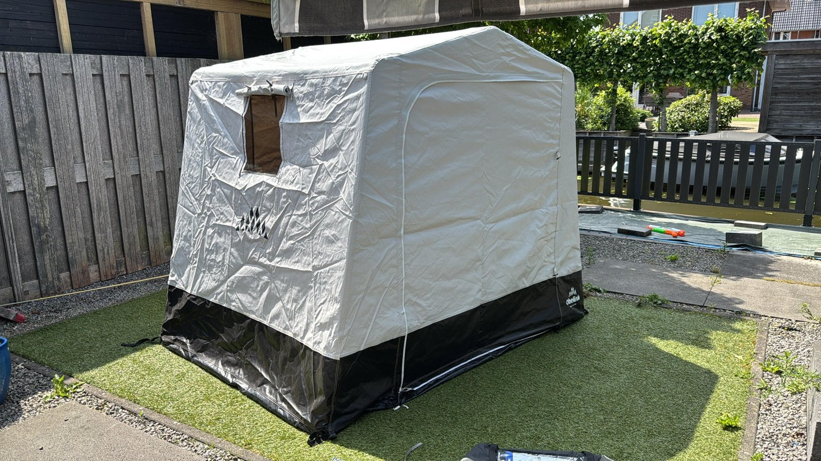 Obelink Schuurtent prestige pvc, Caravans en Kamperen, Ophalen, Zo goed als nieuw