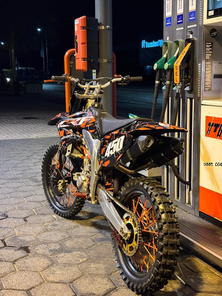Honda CRF450R 2004, 6 versnellingen, Honda, Zo goed als nieuw, Ophalen