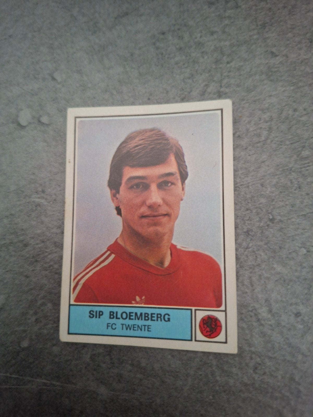 Panini sticker Voetbal 78. Sip Bloemberg FC Twente., Ophalen of Verzenden, Zo goed als nieuw, Sticker