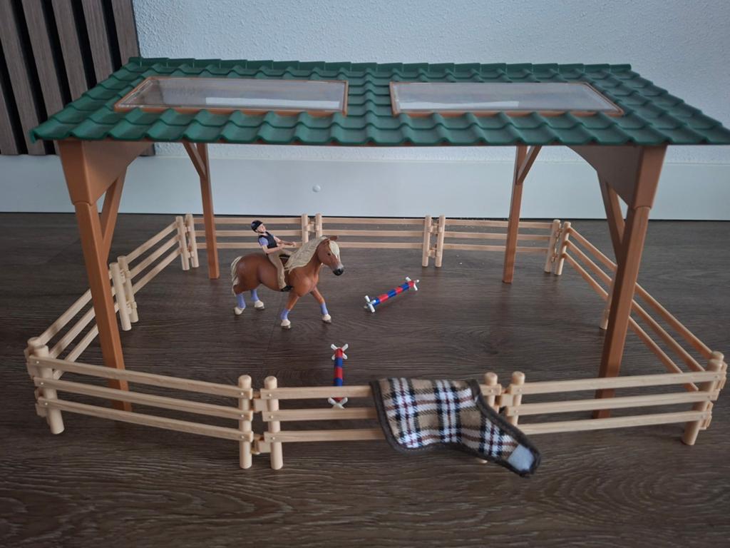 Schleich horse club rijhal, Ophalen of Verzenden, Gebruikt