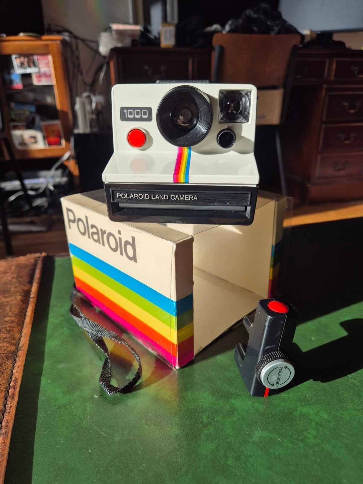 Vintage Polaroid Land Camera 1000 uit 1977 - Werkend !, Audio, Tv en Foto, Ophalen of Verzenden, Polaroid, Polaroid