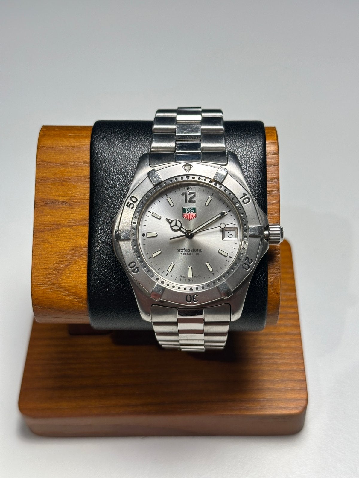 Vintage TAG Heuer 2000 Professional WK1112-1 Quartz 38mm, Sieraden, Tassen en Uiterlijk, Horloges | Dames, Ophalen of Verzenden