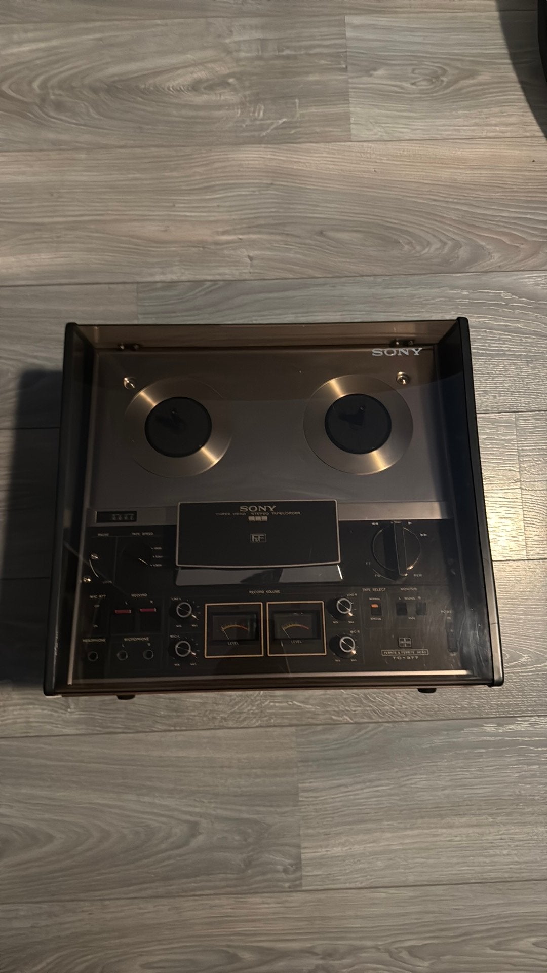 Defect Sony TC-377 (bekijk beschrijving), Audio, Tv en Foto, Bandrecorders, Verzenden, Defecte bandrecorder, Met stofkap
