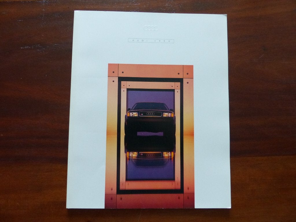Audi 1994 full line prestige brochure  USA, Boeken, Verzenden, Zo goed als nieuw, Audi