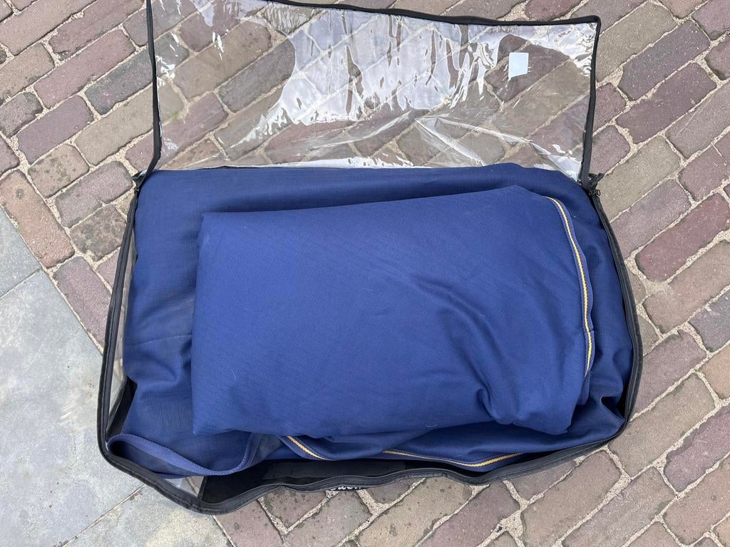 Bucas, Irish Turnout 300, donkerblauw, Dieren en Toebehoren, Ophalen of Verzenden, Zo goed als nieuw, Blauw, Bucas