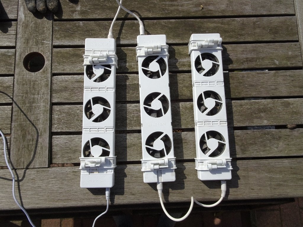 drie radiator ventilators