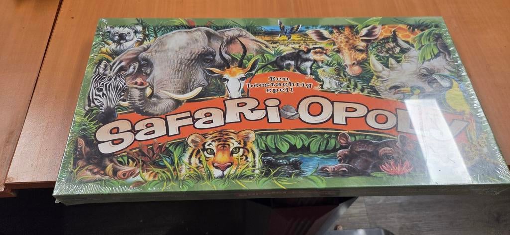 Safari-opoly Bordspel - Monopoly met Wilde Dieren, Vijf spelers of meer, Ophalen of Verzenden, Nieuw