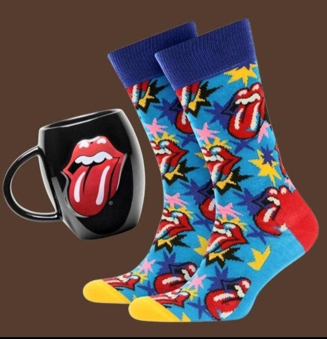 THE ROLLING STONES SOKKEN + GROTE MOK THE ROLLING STONES, Ophalen of Verzenden, Nieuw, Overige kleuren