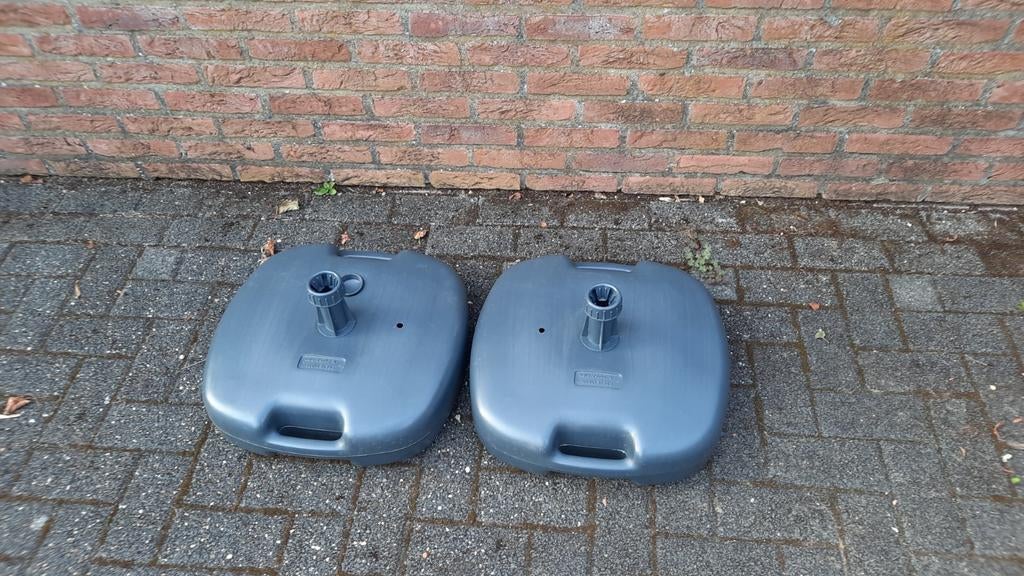 2 parasolvoeten voor kleine parasol of voor ballonnenzuil, Ophalen, 1 tot 2 meter, Parasolvoet