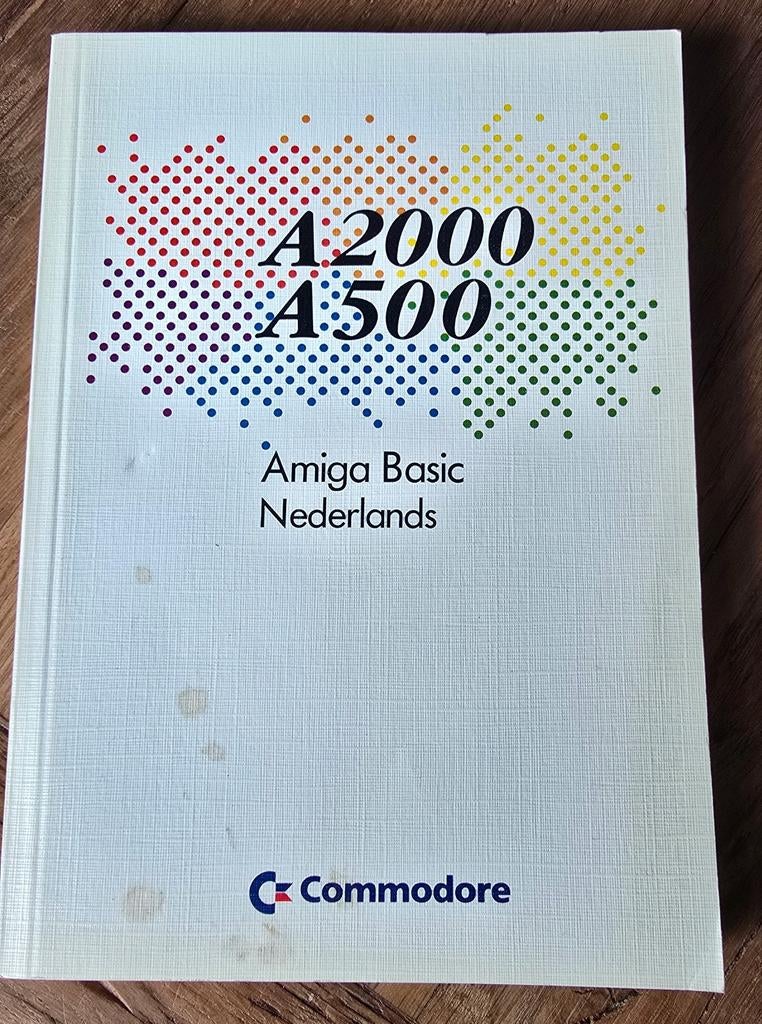 Handleiding Commodore Amiga Basic A500/A2000, Computers en Software, Vintage Computers, Ophalen of Verzenden