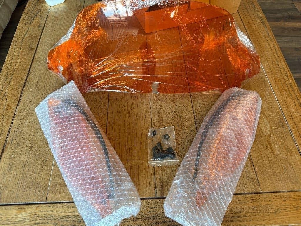 Harley Davidson street glide  2014-2023 windscherm oranje, Motoren, Onderdelen | Harley-Davidson, Verzenden, Nieuw